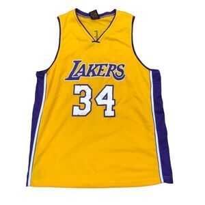 RARE Los Angeles Lakers Jersey Basketball Jersey Shaquille O'Neal Jersey Large